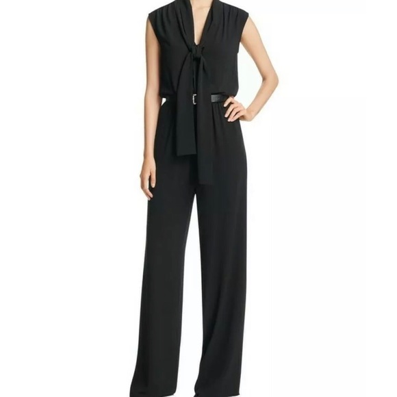 💕MICHEAL Micheal Kors Black Jumpsuit NWT - Picture 2 of 8